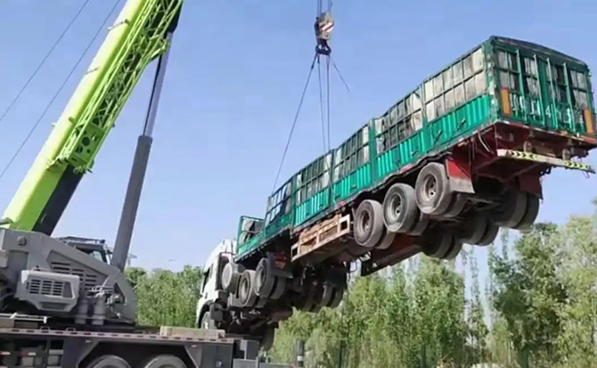 鹿城区道路脱困救援案例